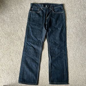 Men’s Levi dark denim Jeans 31W 30L